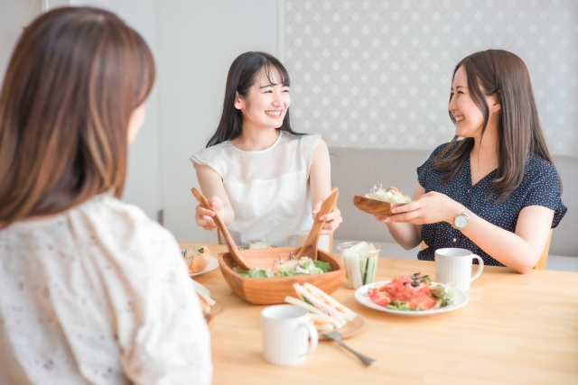 ゴムかけ中の食事はどうする？